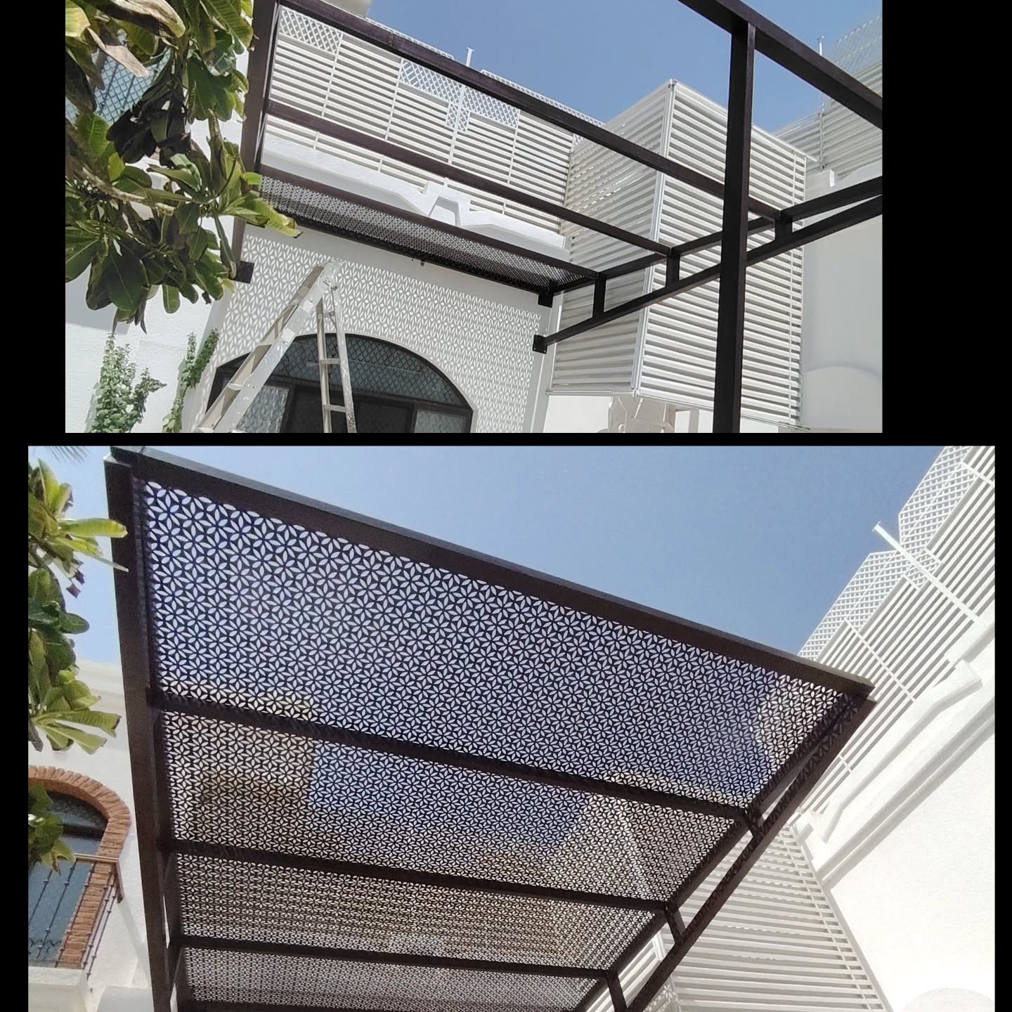 صورة من الأعمال نشرها حداد مظلات وسواتر الرياض / Riyadh Shades & Barriers Blacksmith