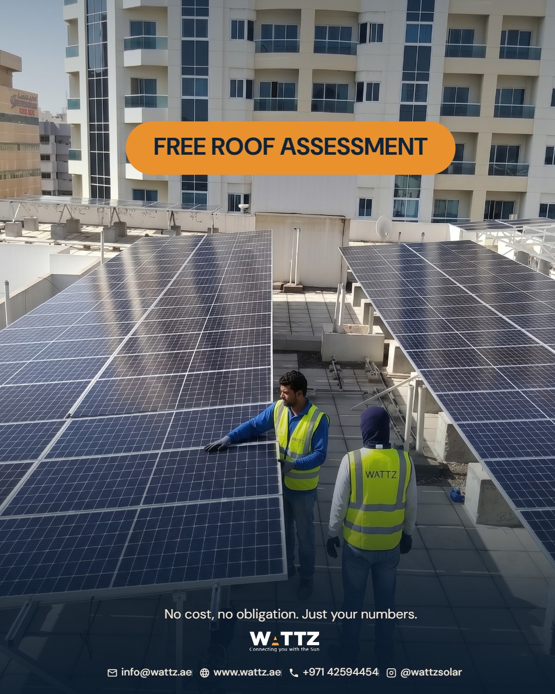 صورة من الأعمال نشرها واتز للطاقة الشمسية / WATTZ Solar