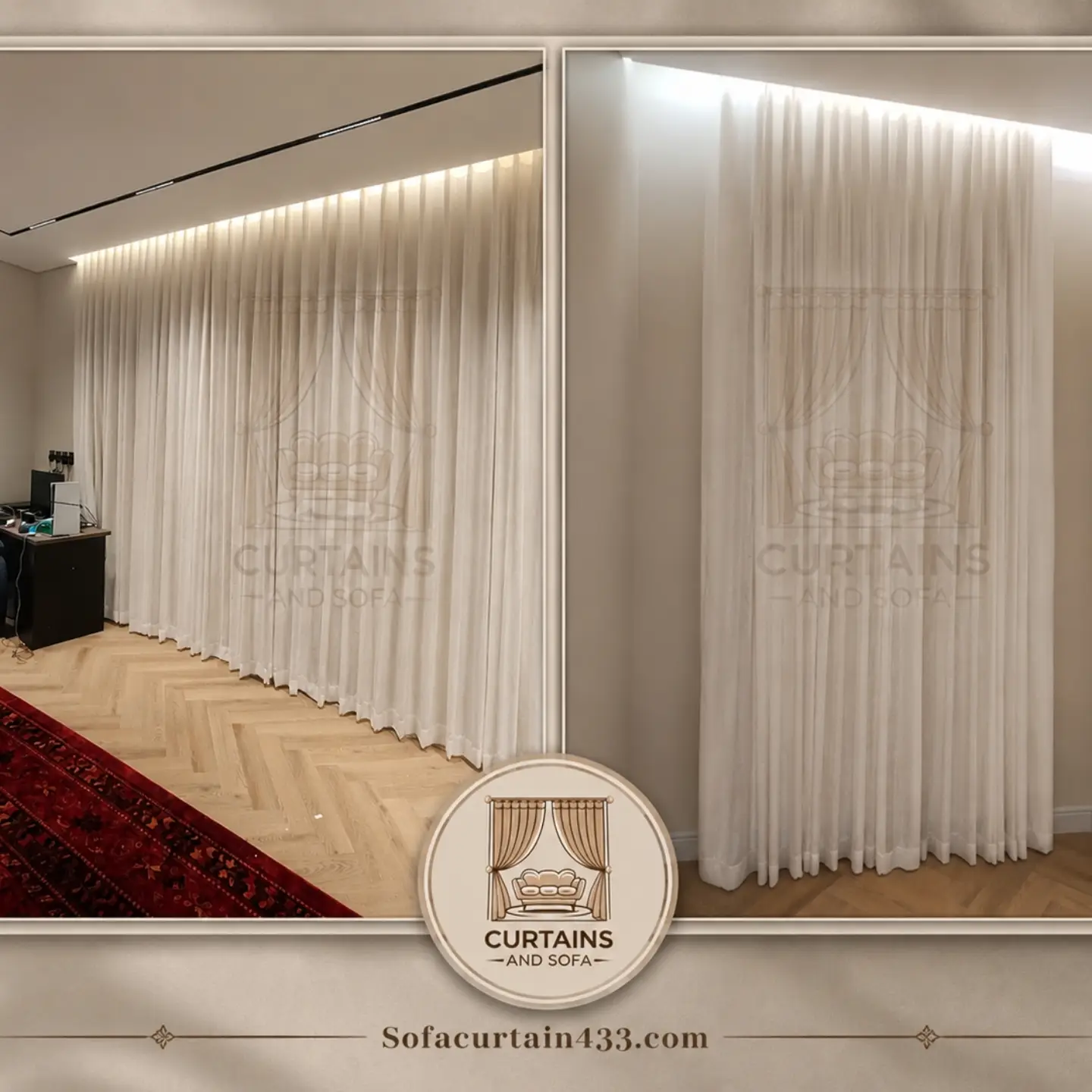 صورة من الأعمال نشرها تنجيد وتفصيل كنب وستائر الرياض / Sofa Curtain Riyhad