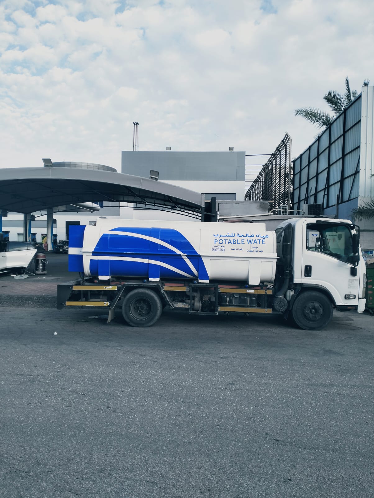 صورة من الأعمال نشرها مياه وايت الدمام / Dammam Water Tanker