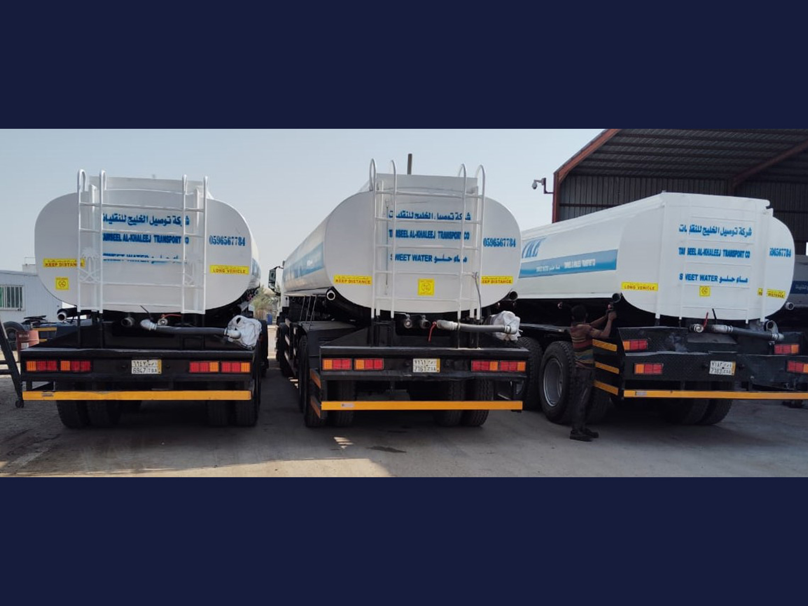 صورة من الأعمال نشرها Tawseel Al Khaleej Water Tanker