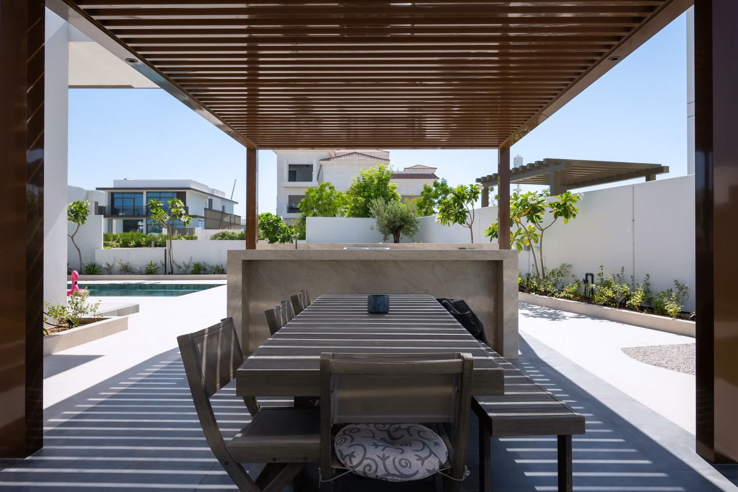 صورة من الأعمال نشرها الريف لتنسيق الحدائق - أبوظبي / Al Reef Landscape & Garden Design Abu Dhabi